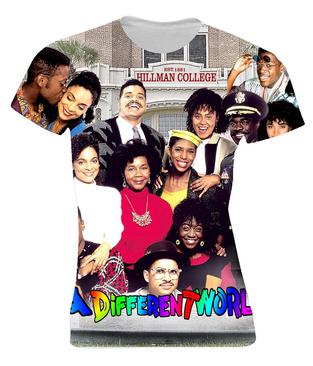 A Different World T-Shirt. Men, Ladies and Youth Style Available